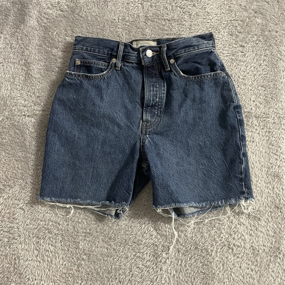 Everlane Dark Blue Jean Shorts